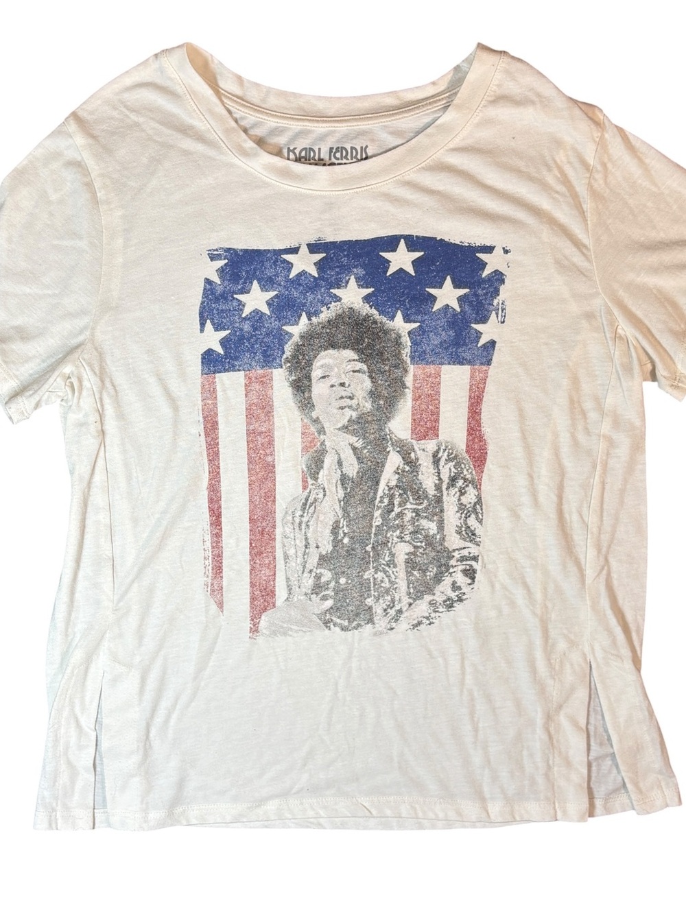 Karl Ferris Collection Jimi Hendrix Graphic Tee Size Small
